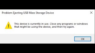 Problème lors de léjection de dispositif de stockage de masse usb [upl. by Sharpe533]