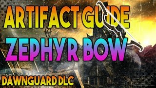 Skyrim Secret Artifact Guide  Zephyr Bow LocationGuide  Lost to the Ages Quest Special Edition [upl. by Cower]