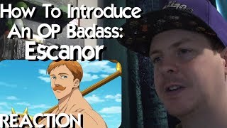 How to Introduce an Overpowered Badass  Escanor vs Galand from the Seven Deadly Sins REACTION [upl. by Sterner]