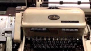 Friden Flexowriter Reading Typing and Punching [upl. by Baptista]