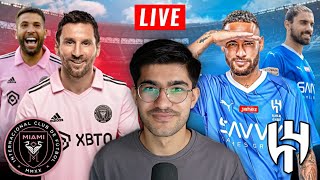 Inter Miami vs Al Hilal LIVE Watchalong  MESSI BALL RETURNS [upl. by Adnauq]