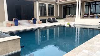 Travertine Pool Deck Remodel  Bluffton SC [upl. by Ardnuaet]