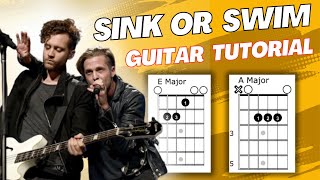 Sink Or Swim One Republic Guitar Tutorial [upl. by Airdnal]