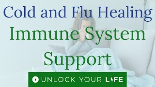 Sleep Hypnosis Cold and Flu Healing Immune System Support [upl. by Shawna]