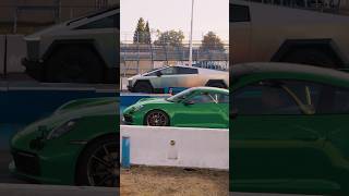 Cybertruck vs Porsche 911 with a twist [upl. by Jaenicke216]