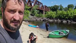 Merrimack River Canoe Trip Manchester NH [upl. by Normand]