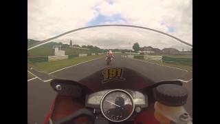 Mallory Park EMRA Superstock 600 amp 1000 Race Onboard GoPro 082015  Yamaha R6 [upl. by Eilrac874]