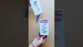 Artificial nails so beautiful ✨ affordable fake nails shorts youtubeshorts unboxingshorts viral [upl. by Athal]