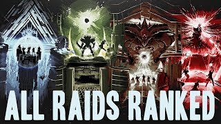 All Destiny Raid Bosses RANKED amp EXPLAINED [upl. by Mycah]