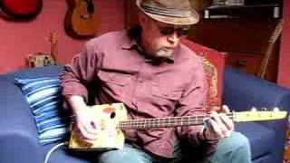 Delta blues improvisation on cigar box guitar [upl. by Ava]