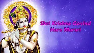 श्री कृष्ण गोविंद हरे मुरारी  Shri Krishna Govind Hare Murari  Suresh Wadkar  Janmashtami Special [upl. by Willette]