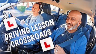 DRIVING LESSON ON CROSSROADS [upl. by Christoffer10]