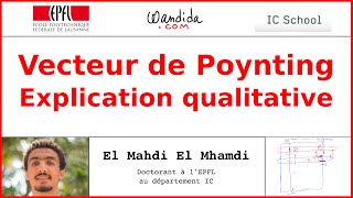 Vecteur de Poynting  Explication qualitative  El Mahdi El Mhamdi [upl. by Nickolai]