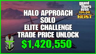 CAYO PERICO Heist Solo HALO Approach Elite Challenge Alkonost TRADE PRICE GTA Online [upl. by Kalagher]