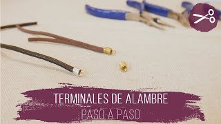 Técnicas de alambrismo Hacer terminales paso a paso [upl. by Alleiram]