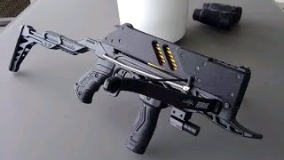 Tactical Repeating Crossbow 15 metres shoot 31 [upl. by Jimmie217]