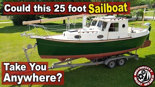 Could this 25ft Sailboat take you Anywhere  Nimble Arctic 25 SOLD Ep82 [upl. by Fotinas]