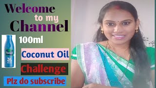 100ml Hair OIL Challenge  Heavy Hair Oiling challenge 👍 [upl. by Adniled]