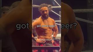 Tama Tonga asking a fan for beer [upl. by Orgell]