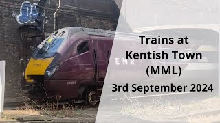 Trains at Kentish Town MML  3924 [upl. by Sall]