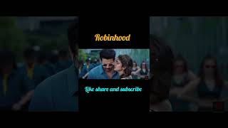 Robinhood telugu movie songs statusnithinsrileelayoutubeshortsshortstrendingshorts1mviralyt [upl. by Adnolat]