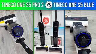 Tineco S5 FLoor ONE Cordless Wet Dry Vacuum COMPARISON S5 Pro 2 vs S5 Blue [upl. by Neerom]