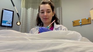 ASMR Seeing The GynecologistIUD Insertion Mirena IUD Real Medical Office Soft Spoken [upl. by Enelyahs954]