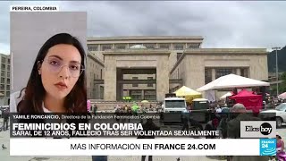 Feminicidios en Colombia Sarai Colmenares la niña que falleció tras ser violentada sexualmente [upl. by Rosalyn]