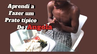 FIZ UMA COMIDA TÍPICA DE ANGOLA [upl. by Nahgen]