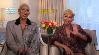 Meagan Good Jerrie Johnson Talk Being Transformed in HARLEM [upl. by Emilio]