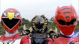 Engine Sentai GoOnger vs Gekiranger  Bossfight 1 [upl. by Zetroc]