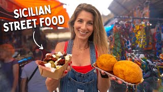 The ULTIMATE Sicilian STREET FOOD TOUR in Palermo Italy  Sicily with a local [upl. by Gretna]