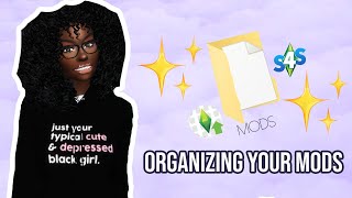 SIMS 4 TIPS TRICKS HOW TO ORGANIZE YOUR MODS FOLDER🗄️🥰💻 [upl. by Irpak946]