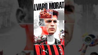 ALVARO MORATA AC MILAN ❤️🖤 [upl. by Ashlen]