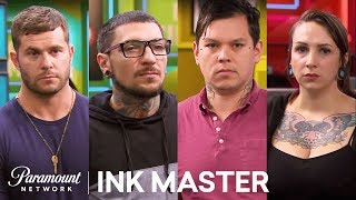 Fighting for the Finale  Tag Team Tattoo Elimination Tattoo  Ink Master Shop Wars Season 9 [upl. by High]