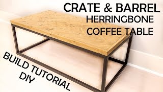 DIY Crate and Barrel Dixon Coffee Table [upl. by Ingar232]