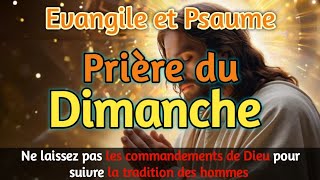 Prière Parole et Évangile du jour  Dimanche 1er Septembre • Prière de rentrée [upl. by Ymac]