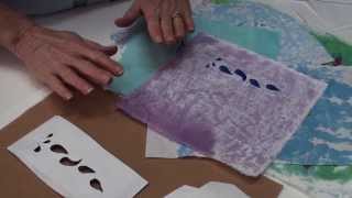 Make a Fast Stencil for a Fabric Print [upl. by Bell804]