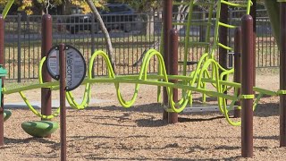 New inclusive playground at Delaware Park [upl. by Elleivap281]