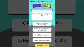 Geodesy QUIZ Part 1  NEC License Exam Preparation Series  engineeringlicensepreparation [upl. by Norean698]