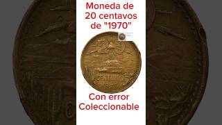 MONEDA DE 20 CENTAVOS DE 1970 CON ERROR Y COLECCIÓN [upl. by Lasser]