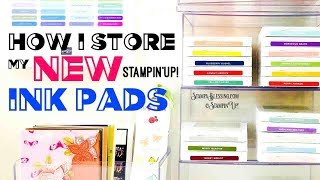 New StampinUp Ink Pads Storage [upl. by Arrad]