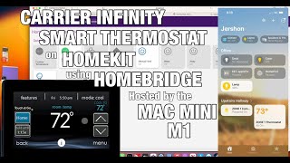 Manage Carrier Smart Thermostat on HomeKit Using Homebridge [upl. by Laurens]