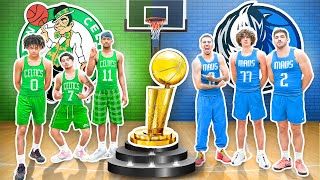 Celtics vs Mavericks NBA Finals Basketball Challenges [upl. by Lytsirk]