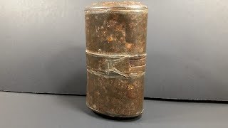 18991902 British Emergency Ration Field Service Oldest MRE Beef Eaten Survival Food Review Test [upl. by Ecnarf]