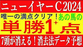 ニューイヤーカップ2024（浦和競馬）⚠️7頭が消える！消去法データ予想 [upl. by Delila]