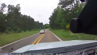 Dash cam video speeder in a no passing zone [upl. by Liebermann525]