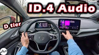 2023 Volkswagen ID4 – 7speaker Sound System Review [upl. by Teufert]