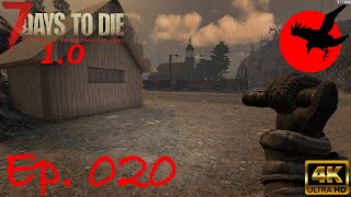 Building Outpost and Trader Jen  7 Days To Die Gameplay Ep 020 [upl. by Sajet]