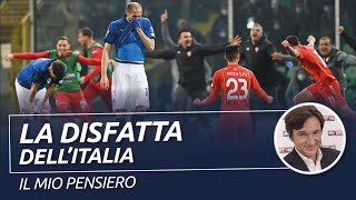 La grande DISFATTA lItalia non si qualifica ai mondiali Qatar 2022  Il mio pensiero [upl. by Ahsinrev]